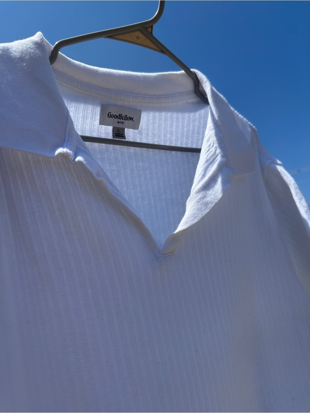Goodfellow White Knit Shirt